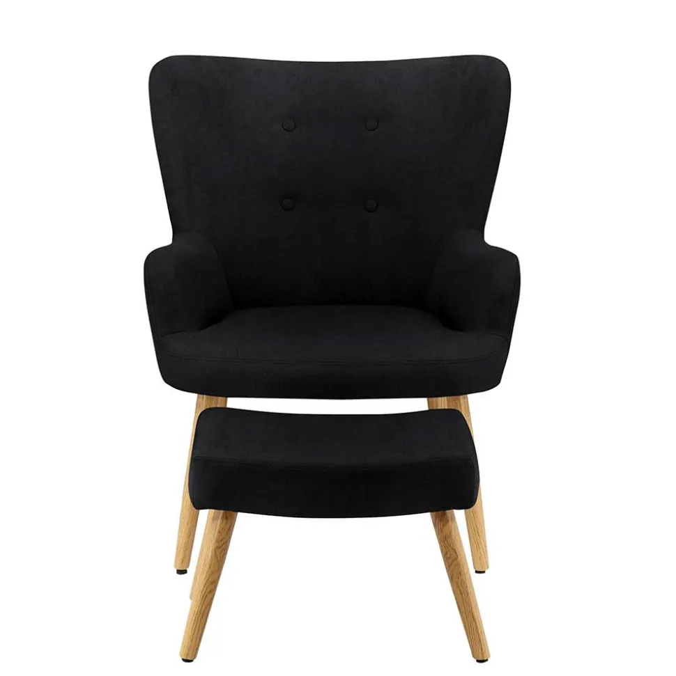 Moderner Sessel mit Hocker - Daylight (zweiteilig)