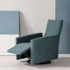 Moderner TV Sessel in Petrol Blau - Edoro