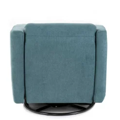 Moderner TV Sessel in Petrol Blau - Edoro