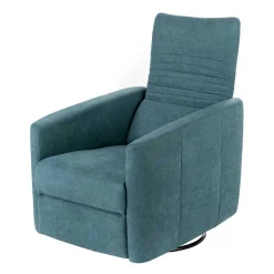 Moderner TV Sessel in Petrol Blau - Edoro