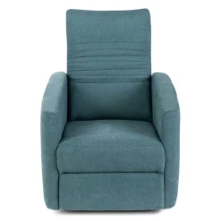 Moderner TV Sessel in Petrol Blau - Edoro