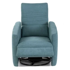 Moderner TV Sessel in Petrol Blau - Edoro