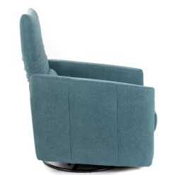 Moderner TV Sessel in Petrol Blau - Edoro