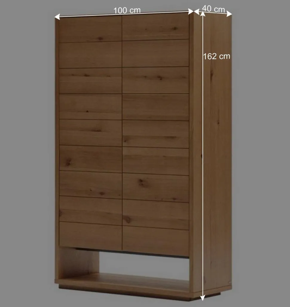 Moderner Wohnzimmerschrank in Eichefarben - Algaro