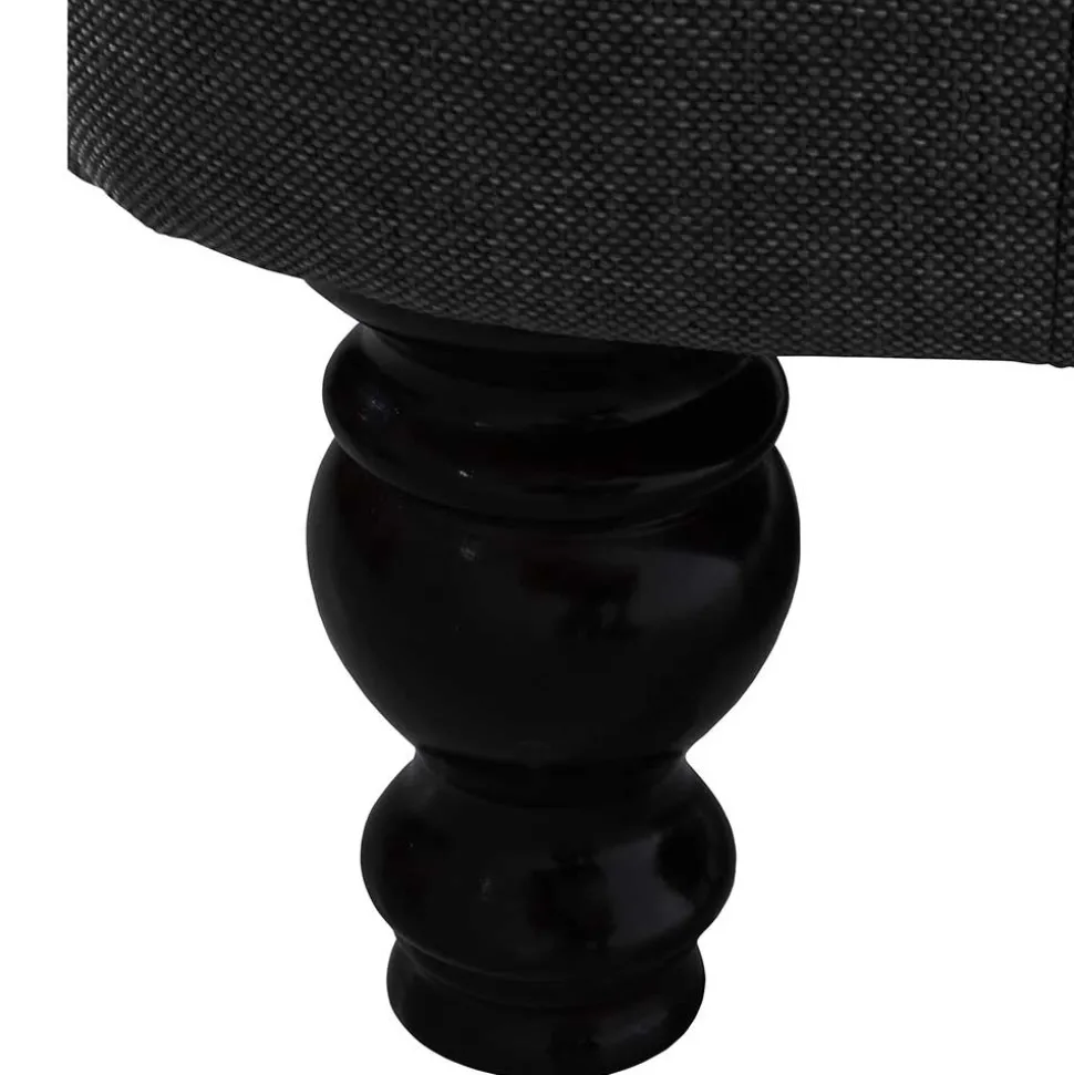 Moderner XXL Ohrensessel in Schwarz - Halolas