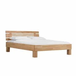 Modernes Buche Holzbett Pinatory mit Kopfteil