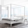 Modernes Himmelbett in Weiß - River