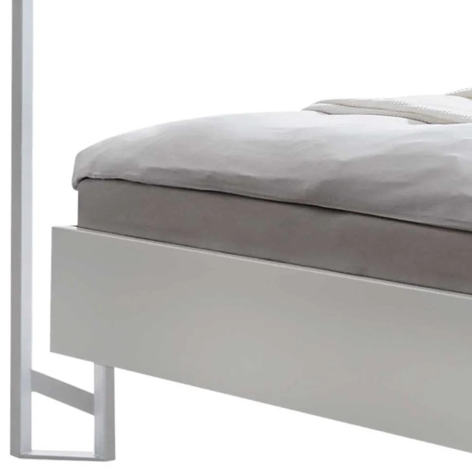 Modernes Himmelbett in Weiß - River