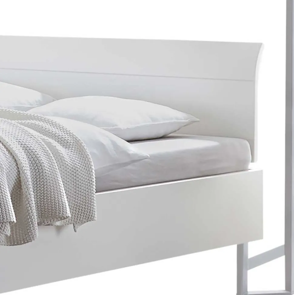 Modernes Himmelbett in Weiß - River