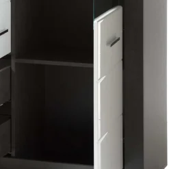 Modernes Hochglanz Highboard in Weiß - Istensa