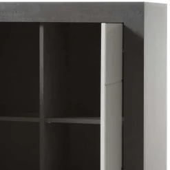 Modernes Hochglanz Highboard mit 2 Türen - Istensa I