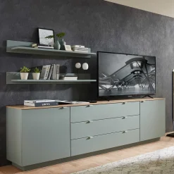 Modernes Sideboard mit Metallgriffen - Yoan