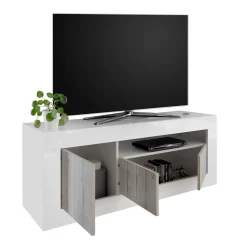 Modernes TV Lowboard mit Fach & 3 Türen - Merenda