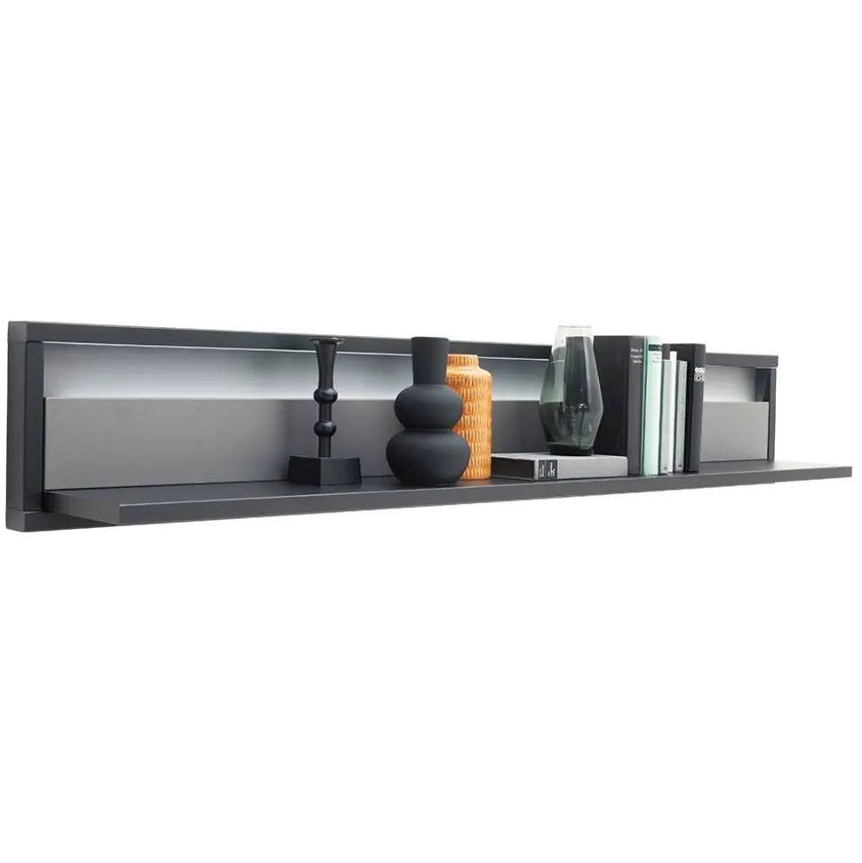 Modernes Wandboard in Grau - 156 cm breit - Ridona