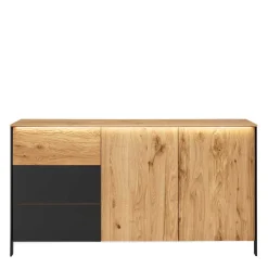 Modernes Wildeiche Sideboard mit LED Licht - Viligrana