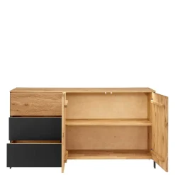 Modernes Wildeiche Sideboard mit LED Licht - Viligrana