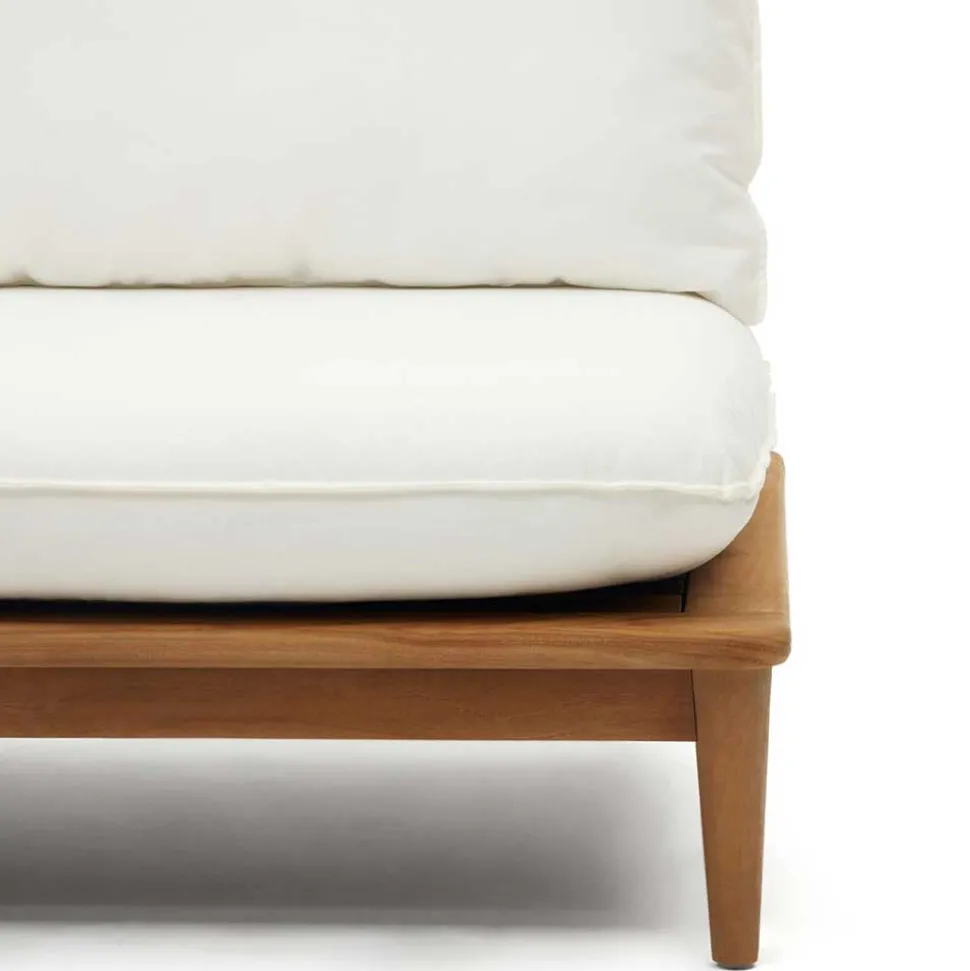 Modul Lounge aus Teak - Palm (sechsteilig)