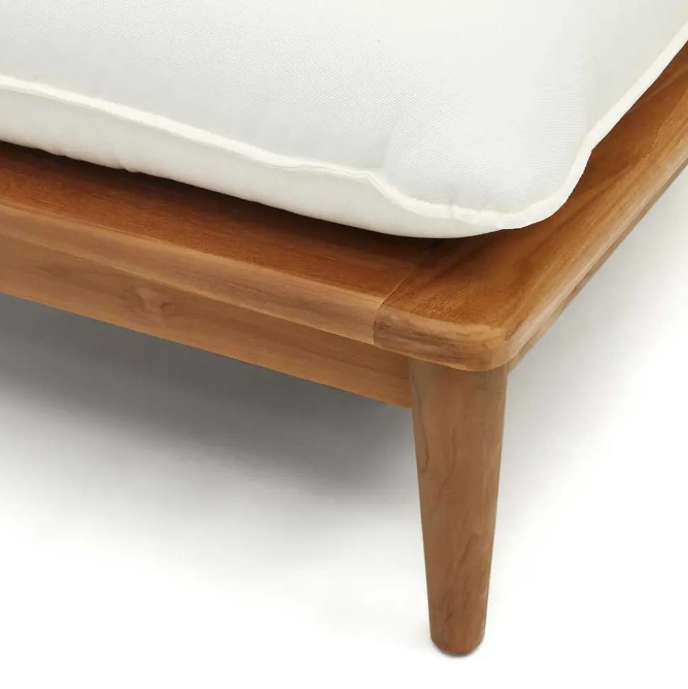 Modul Lounge aus Teak - Palm (sechsteilig)