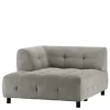 Modul Sofaecke links in Graugrün Chenille - Aramato
