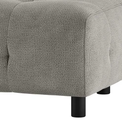 Modul Sofaecke links in Graugrün Chenille - Aramato
