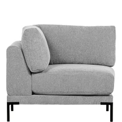 Modulares Sofa Eckelement in Hellgrau - Horedion