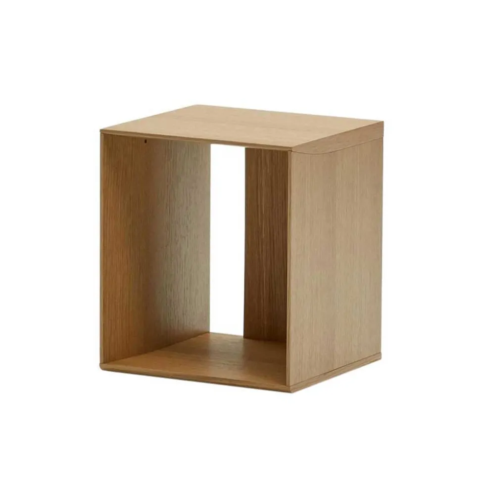 Modulares Standregal in Eiche Furnier - Hero (neunteilig)