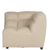 Modul-Couch Ecke in Beige Stoff - Donabello