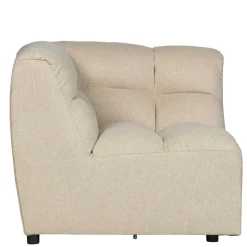 Modul-Couch Ecke in Beige Stoff - Donabello