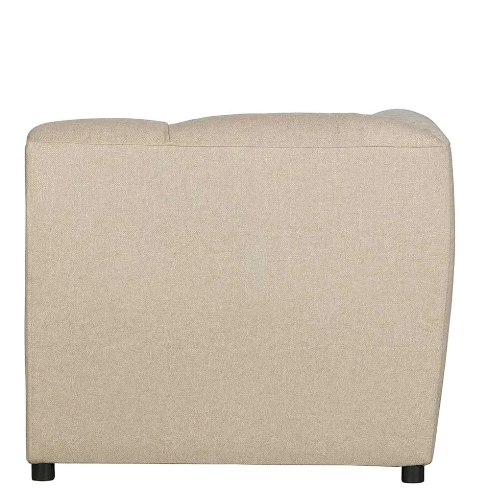 Modul-Couch Ecke in Beige Stoff - Donabello