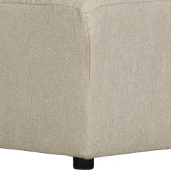 Modul-Couch Ecke in Beige Stoff - Donabello