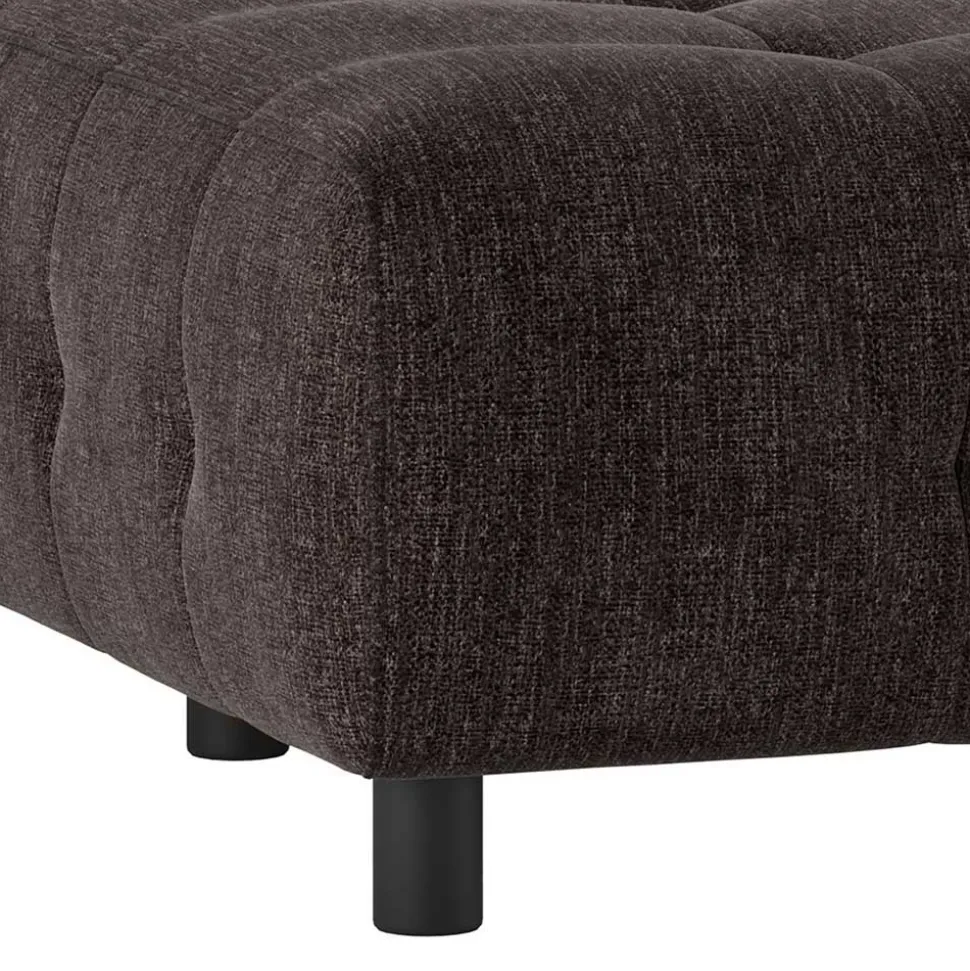 Modulcouch Eckelement in Graubraun meliert - Sundini