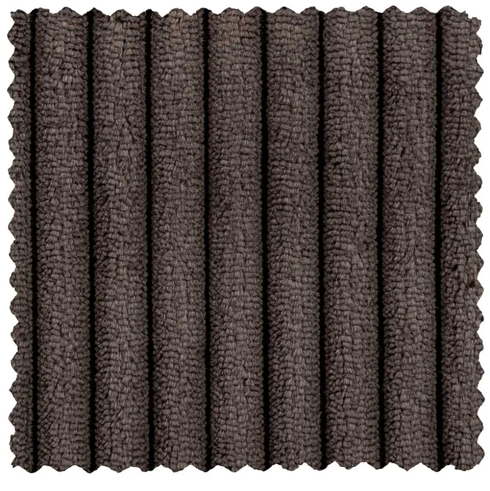 Modulcouch Polsterhocker in Graubraun Cord - Vita