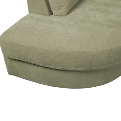 Modulsofa 5 Elemente in Graugrün - Perconia