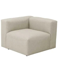 Modulsofa Eckelement in Cremeweiß - Tembreno