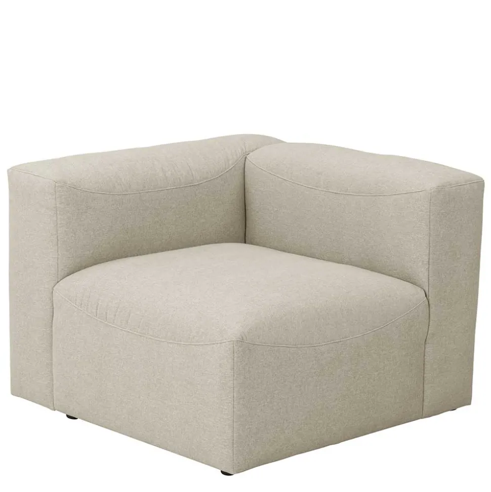 Modulsofa Eckelement in Cremeweiß - Tembreno