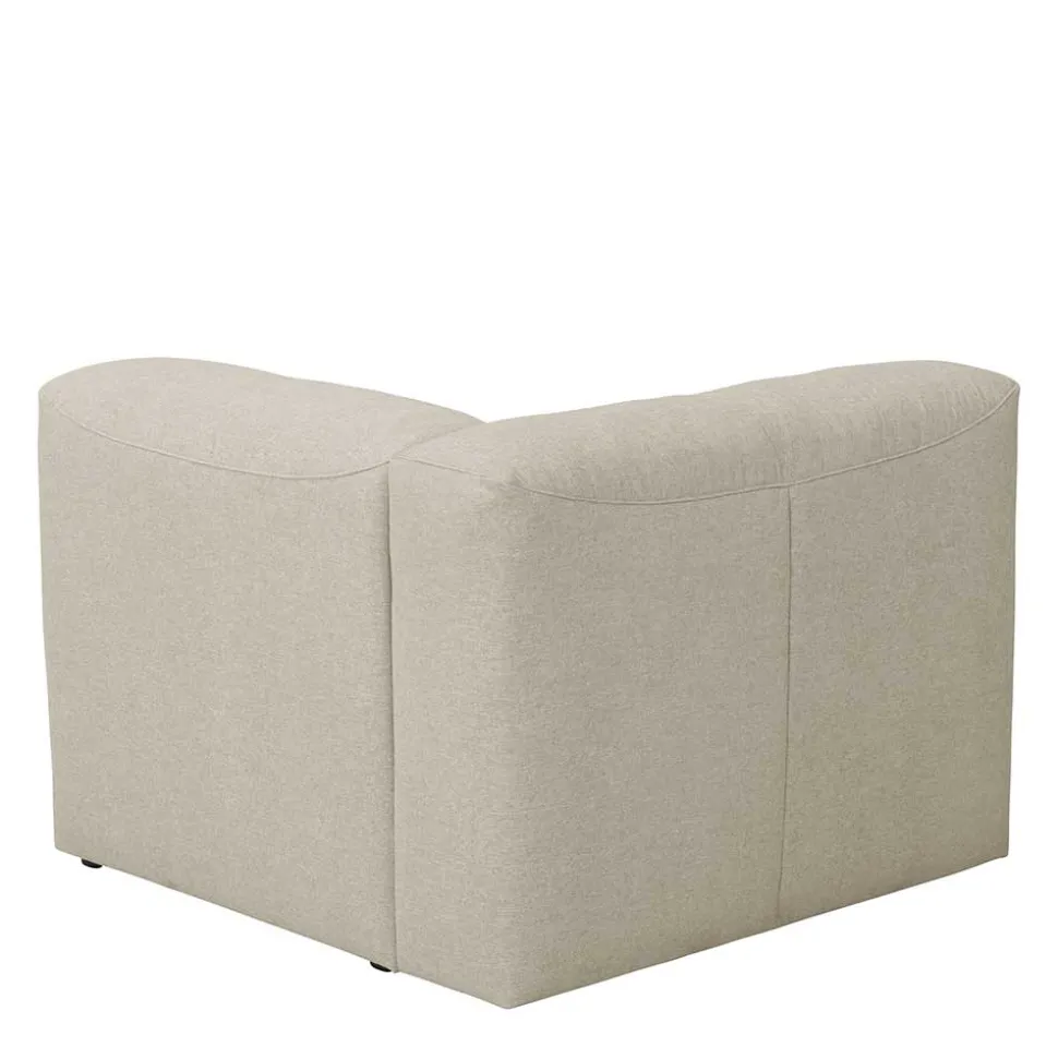 Modulsofa Eckelement in Cremeweiß - Tembreno