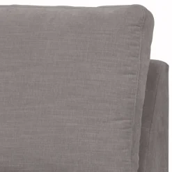Modulsofa Einsitzer in Grau Stoff - Gregg