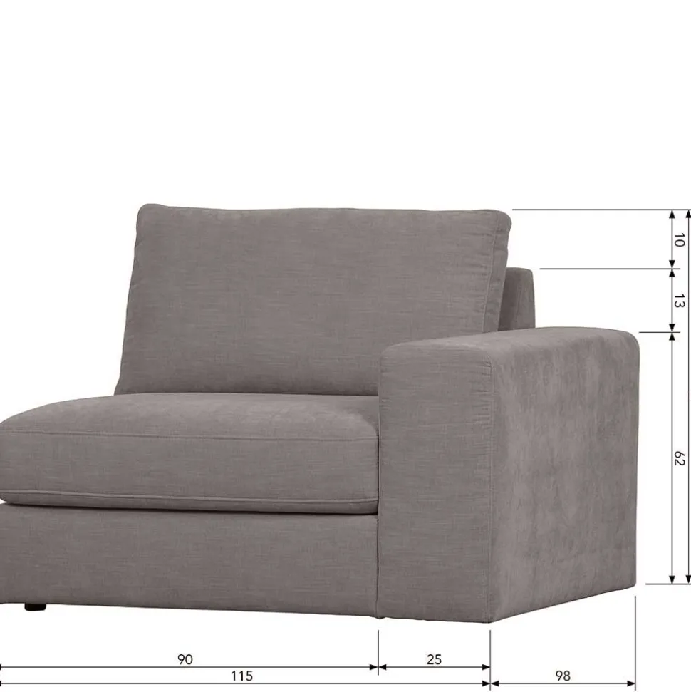 Modulsofa Kombi aus zwei Elementen - Gregg