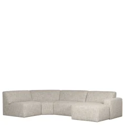 Modulsofa Kombination in Beigegrau - Gianko (vierteilig)