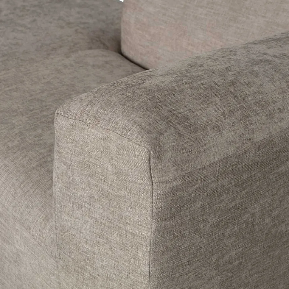 Modulsofa Lounge rechts in Beigegrau - Store