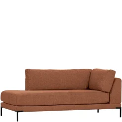 Modulsofa Recamiere in Rost Braun - Brixx