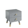 Nachtschrank mit Schubladen 44x46x40 cm - Miracella