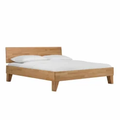 Natürliches Holzbett Jessen z.B. als Einzelbett