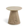 Naturbelassener Designtisch aus Teakholz - Trainy
