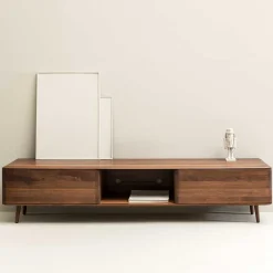 Nussbaum TV Board in Natur geölt - Rivossa