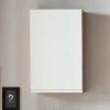 Oberer Badezimmerschrank in Weiß & Wildeiche - Eight