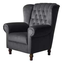Ohrenbackensessel im Chesterfield Style - Troyes