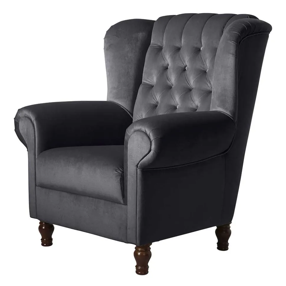 Ohrenbackensessel im Chesterfield Style - Troyes