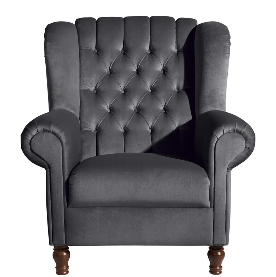 Ohrenbackensessel im Chesterfield Style - Troyes