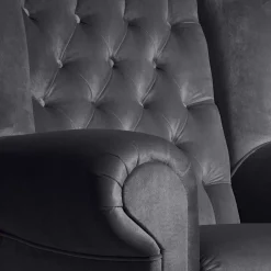 Ohrenbackensessel im Chesterfield Style - Troyes